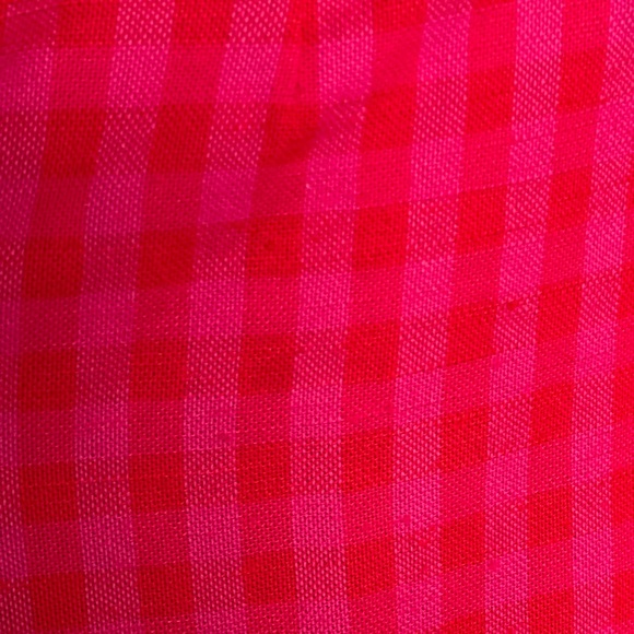 EUC (worn once) J Crew Career/ work appropriate Mini Skirt size 6 Red and Pink - Picture 6 of 7